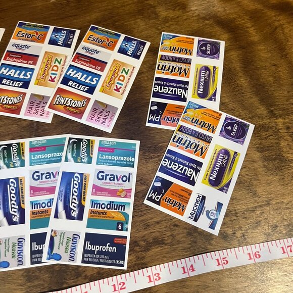 5/$20 pill box stickers/labels - Picture 6 of 6